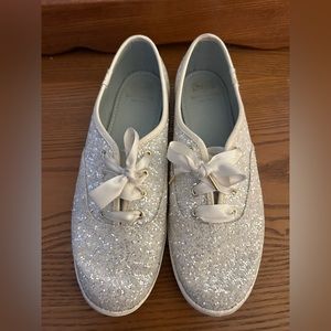 Kate Spade Bridal Glitter Keds